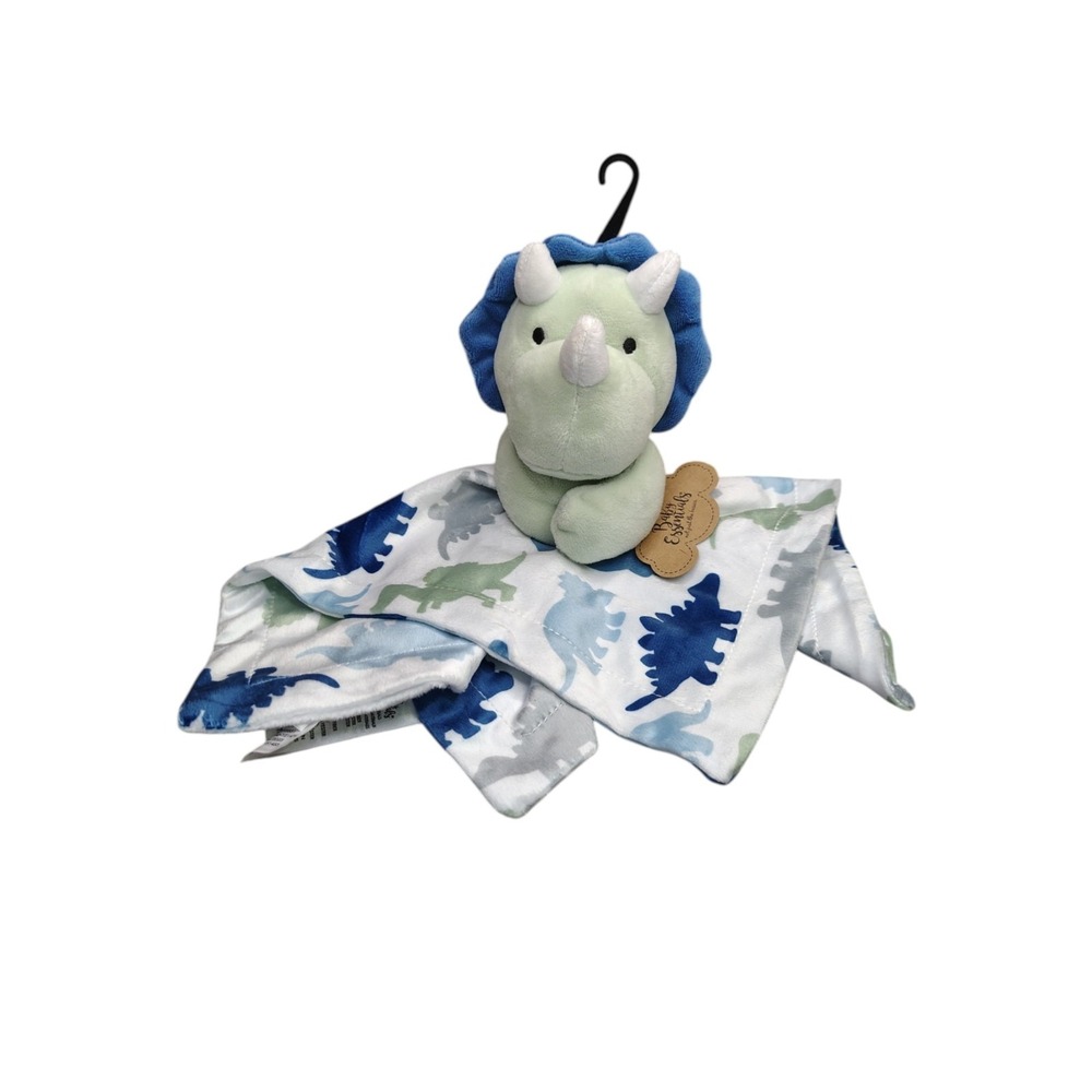 NWT Baby Essentials Minky Lovey Dinosaur Plush Dino Nursery Decor Shower Gift